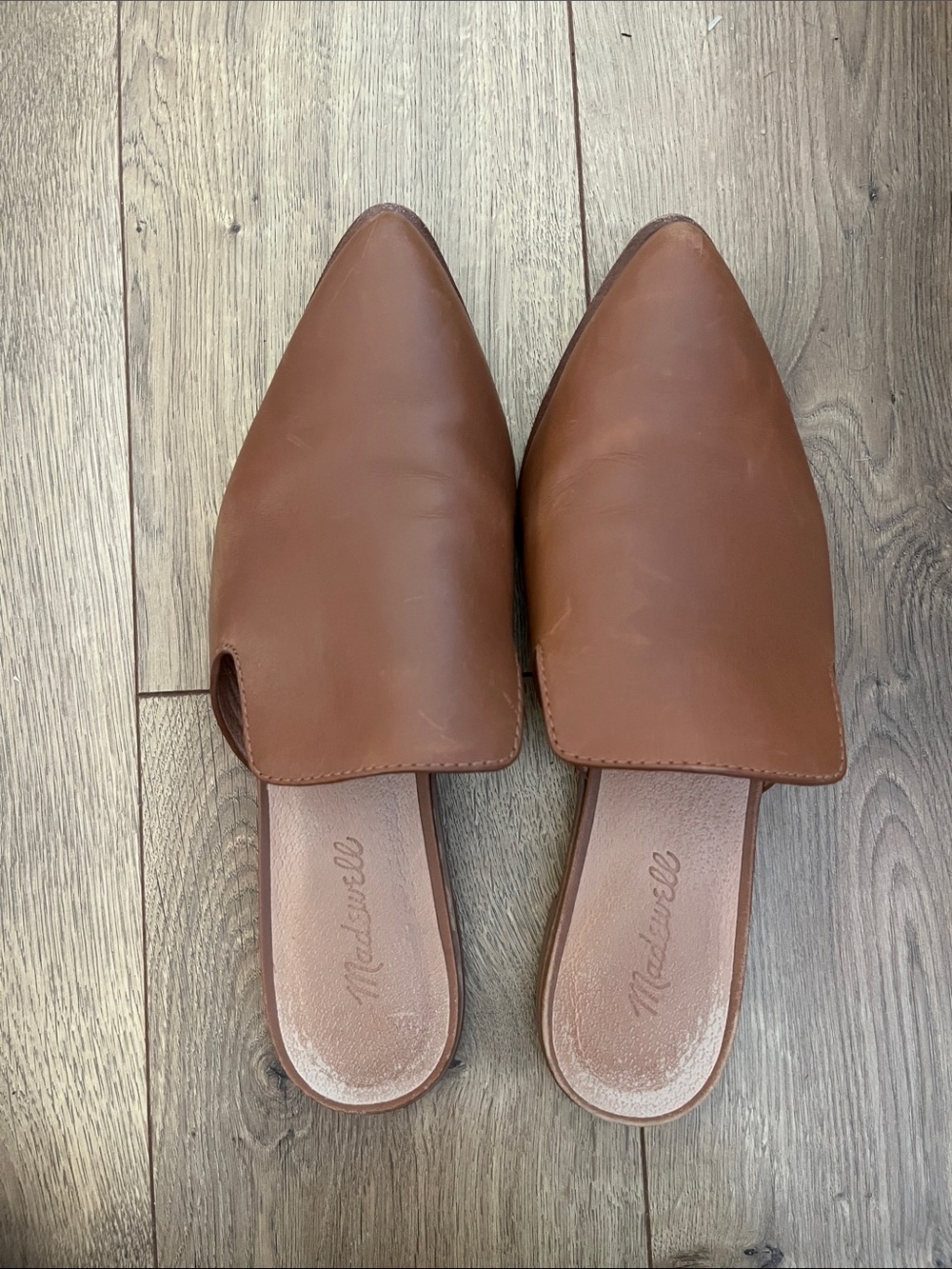 Madewell Gemma Leather Mules 8.5